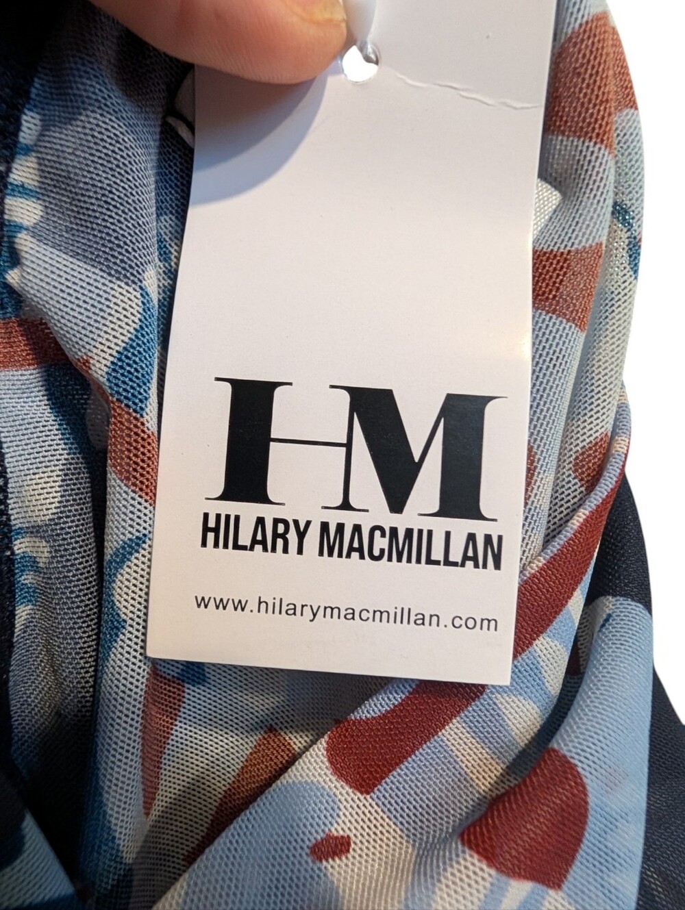 Hilary MacMillan Sheer Mesh Mock Neck Midi Dress Cover-Up | 2X | NWT - Picture 9 of 10